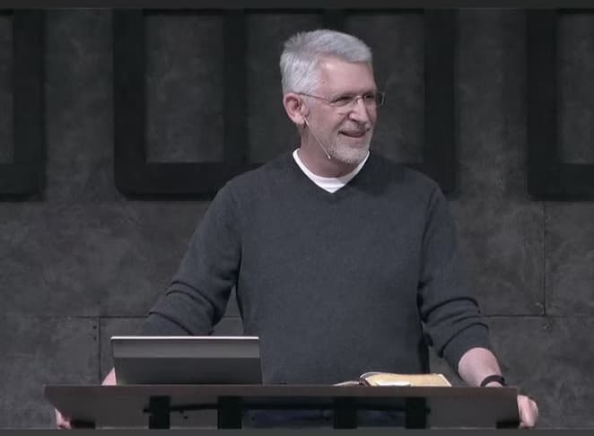 Pastor Paul LeBoutillier teaching